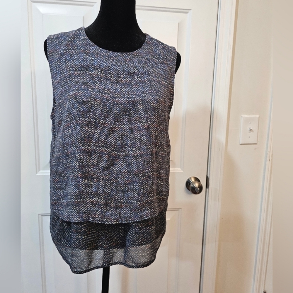 Theory shirt size large 100% Silk...